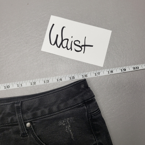 Jag jeans low rise skinny ankle ripped distressed denim jeans women's size 14 - Picture 10 of 13